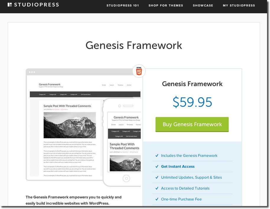 Comprar Genesis Framework