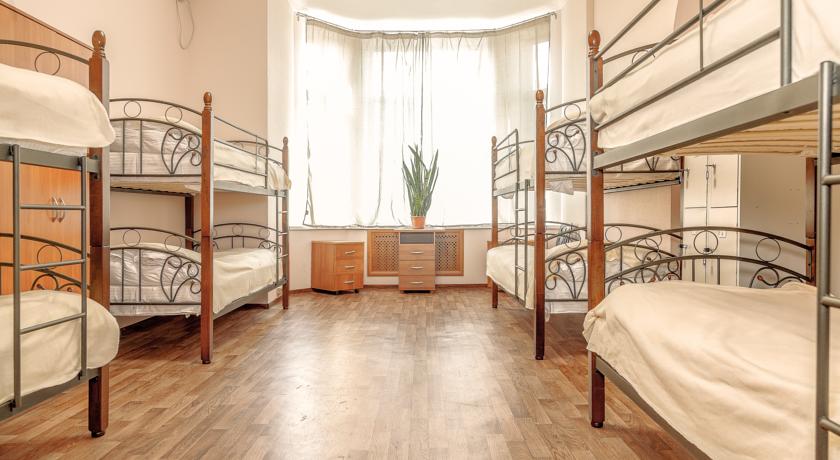 Zdieľaná spálňa v hosteli v centre Moskvy