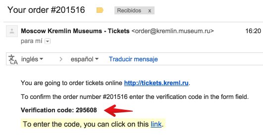 Jak zakupić bilety przez Internet - Kreml moskiewski 1 3