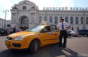 Taxi in Moskau