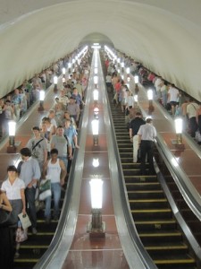 Fahrtreppen Moskauer metro