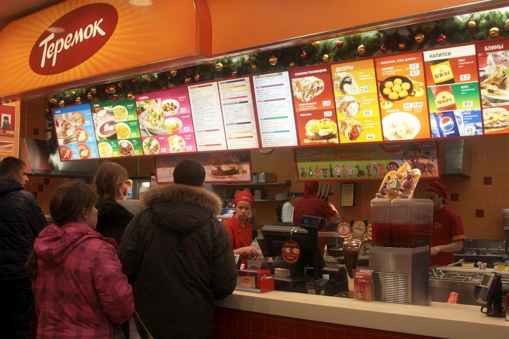 Teremok, die russische Fast-Food-Kette rund um Blinis