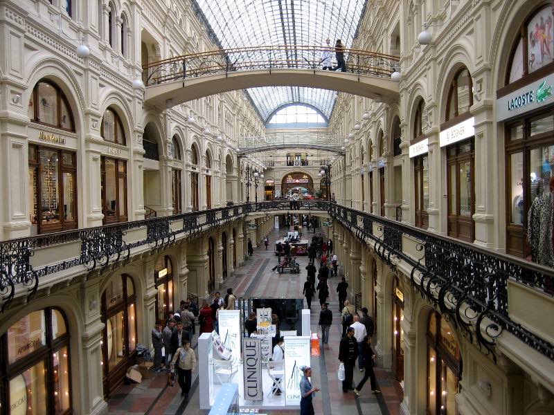 Einkaufen in Moskau - GUM Galerien