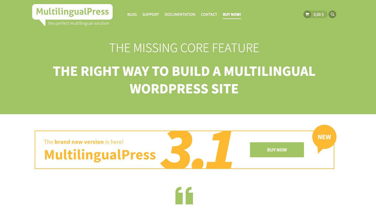 MultilingualPress - Crear sitios web WordPress Multilingues