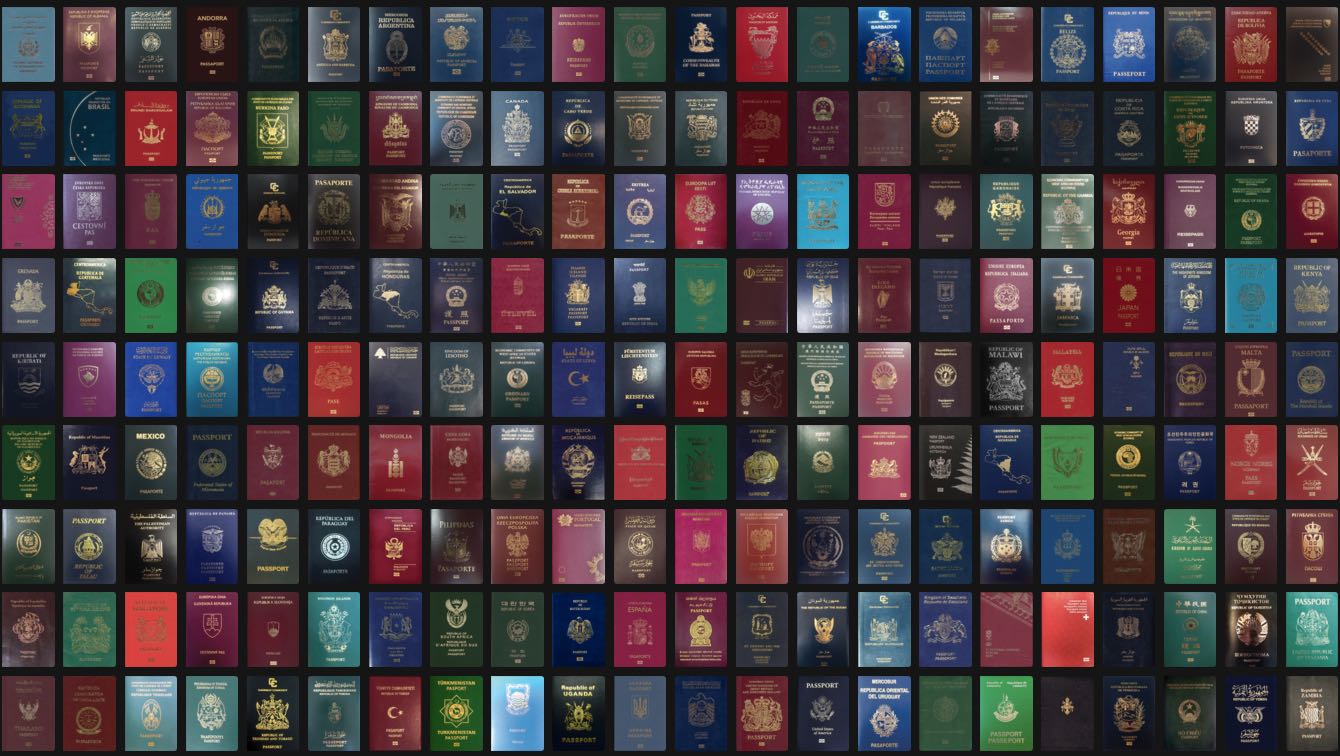 Pasaportes de todo el mundo