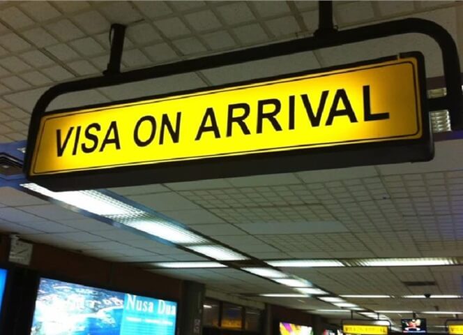Visa on arrival - Visado a la llegada