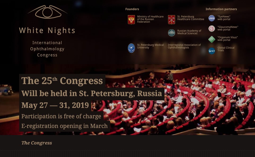 White Nights - International Ophthalmology Congress