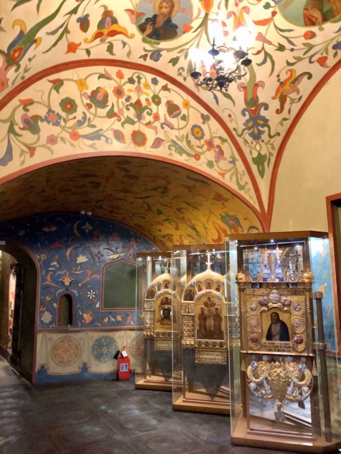 Interior de la catedral de San Basilio de Moscu