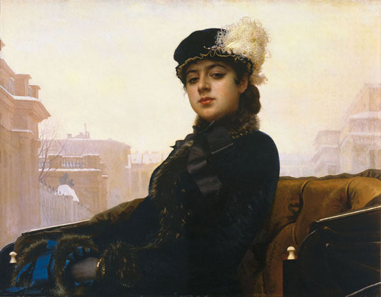 Portrait of an Unknown Woman, by Ivan Kramskoi