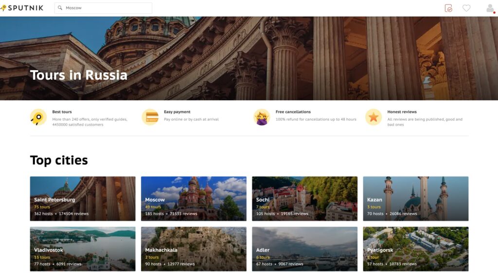 Guided tours in St. Petersburg