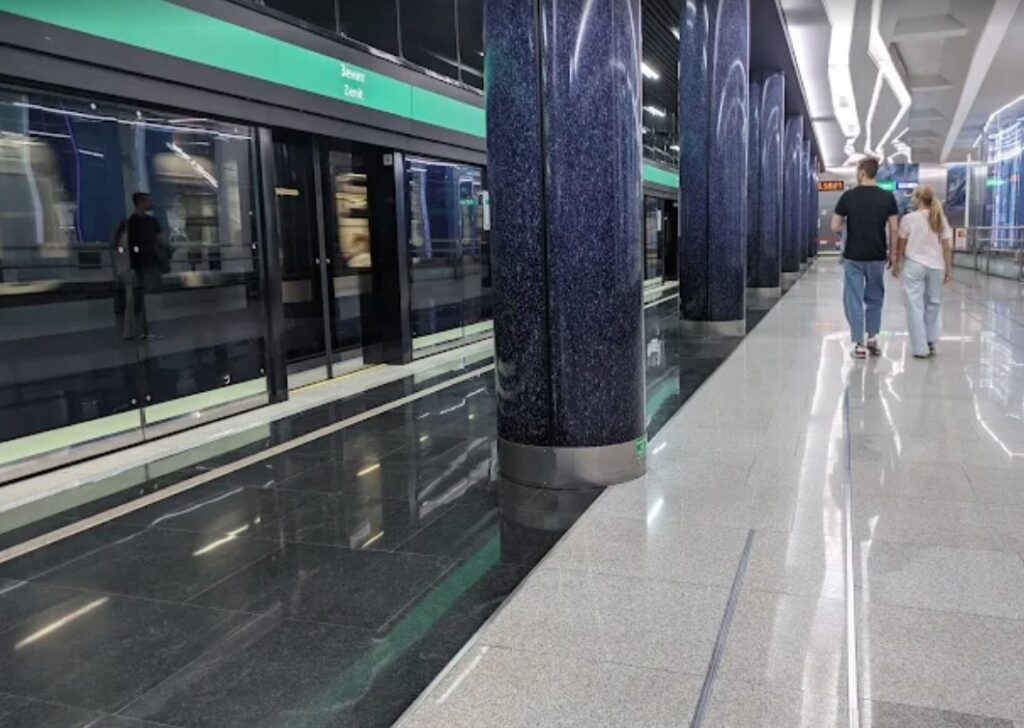 zenit metro station saint petersburg