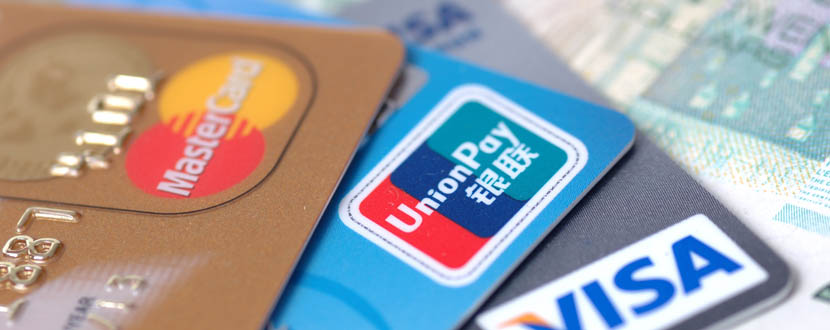 Union pay card visa mastercard in Russia