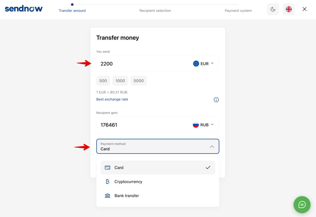 New method to send money to Russia with SendNOW 3