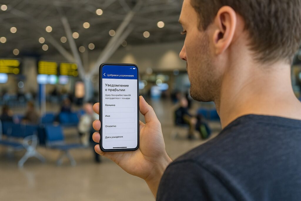 biometric data registration if traveling visa-free to Russia