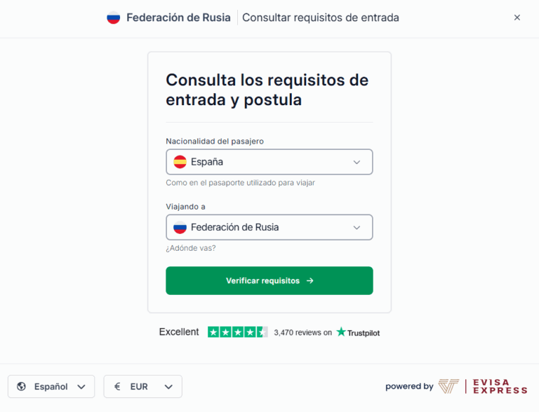 Proceso de solicitud de visado electrónico ruso con oficina privada de visados online 1