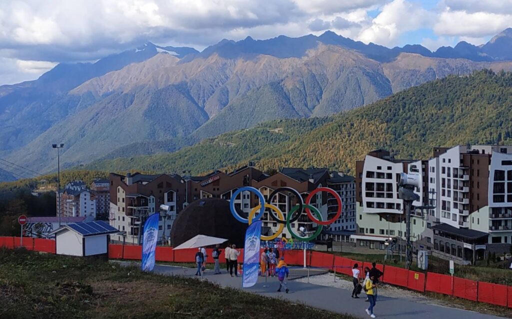 Roza Khutor Olympic ski resort Krasnaya Polyana