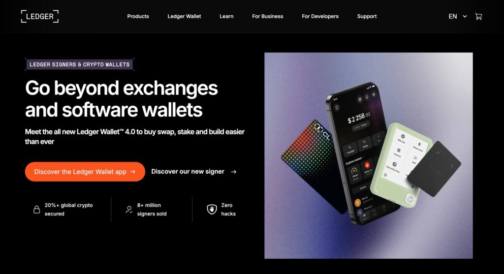 Ledger Cold Wallet für Kryptowährungen