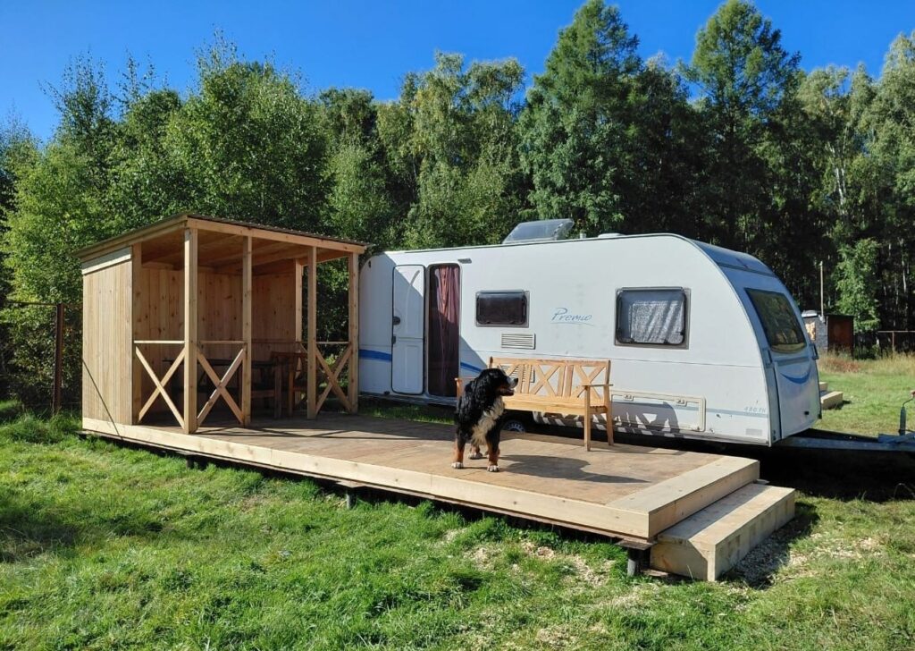 traveling by RV and camping in Russia