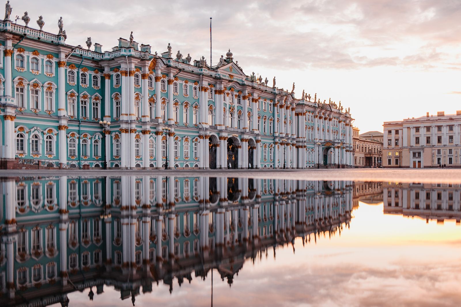 The Winter Palace in Saint Petersburg, home of the Hermitage