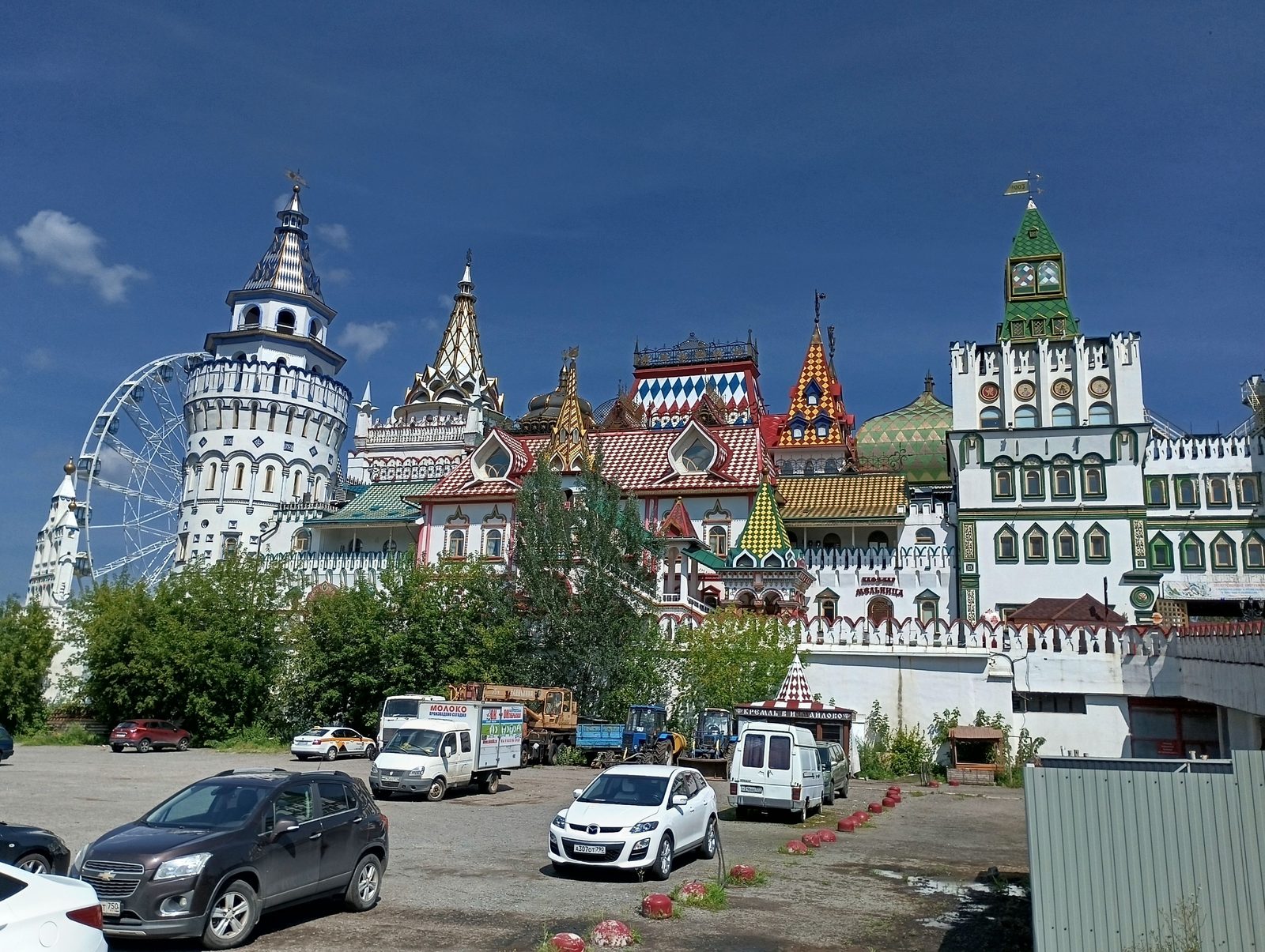 El Kremlin de Izmáilovo, en Moscú, en el viaje de Alberto